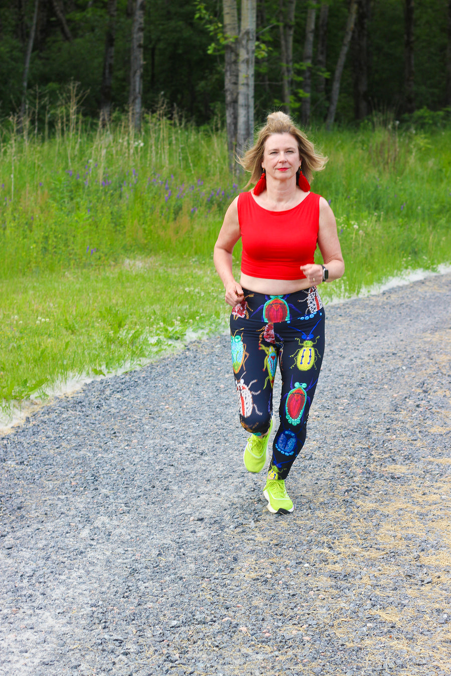 LEGGING NOIR INSECTES COLORÉS