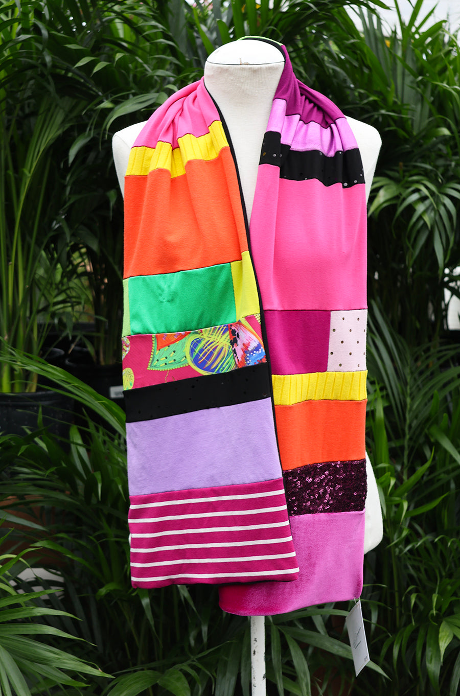 ÉCHARPE PATCHWORK COULEURS 1 :::