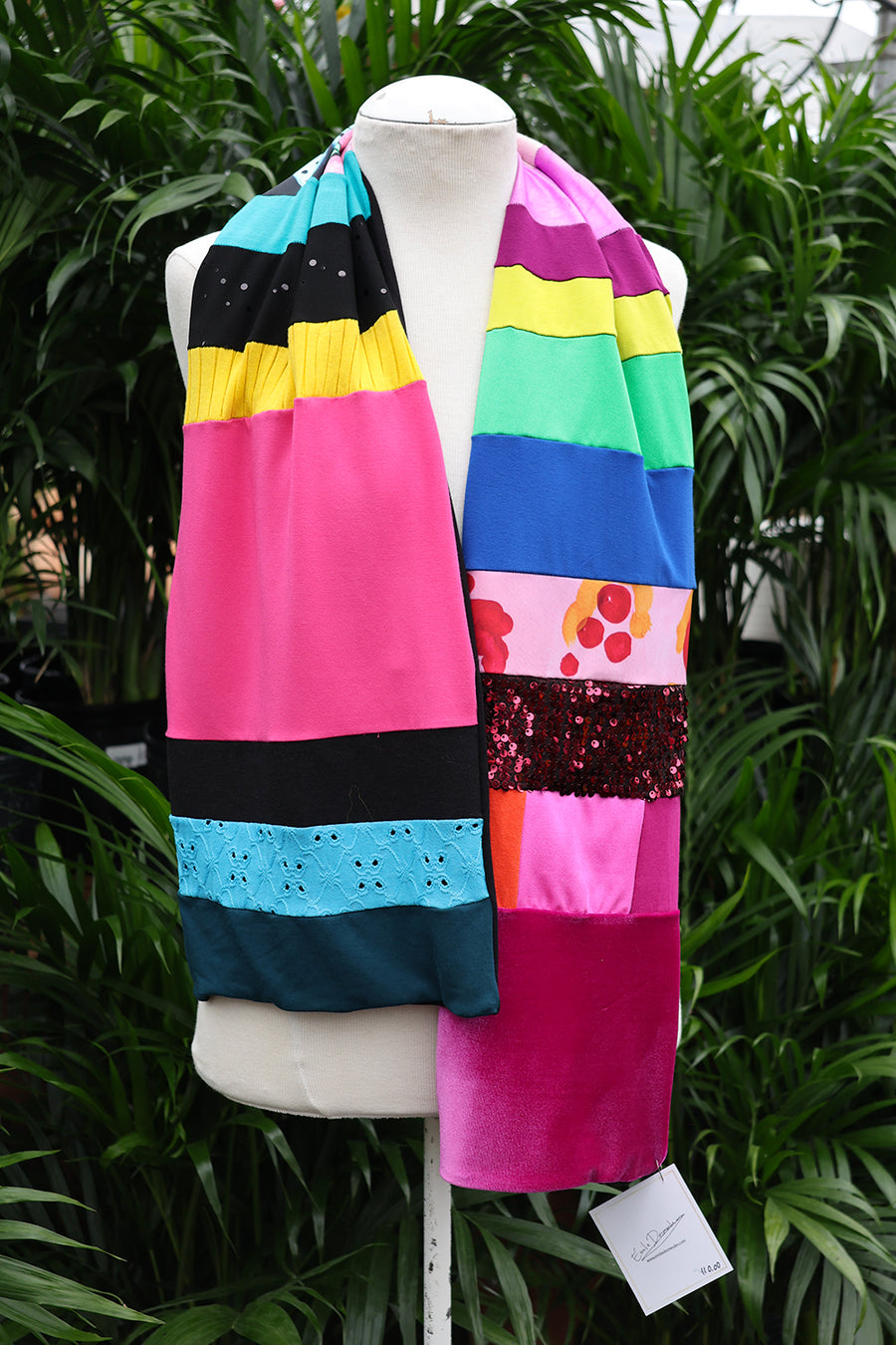ÉCHARPE PATCHWORK COULEURS 2