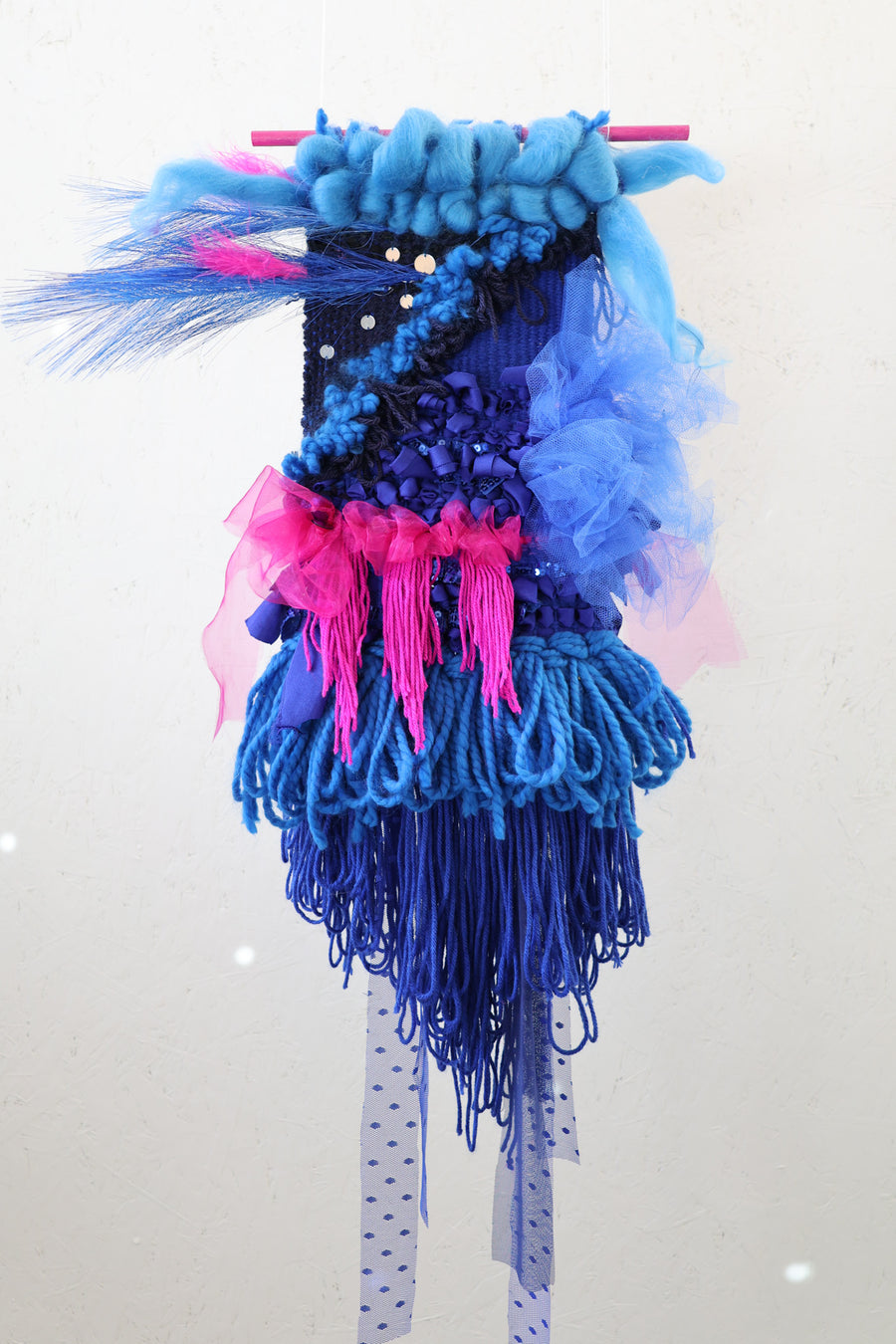 OEUVRE TISSÉE LA PETITE BLEU