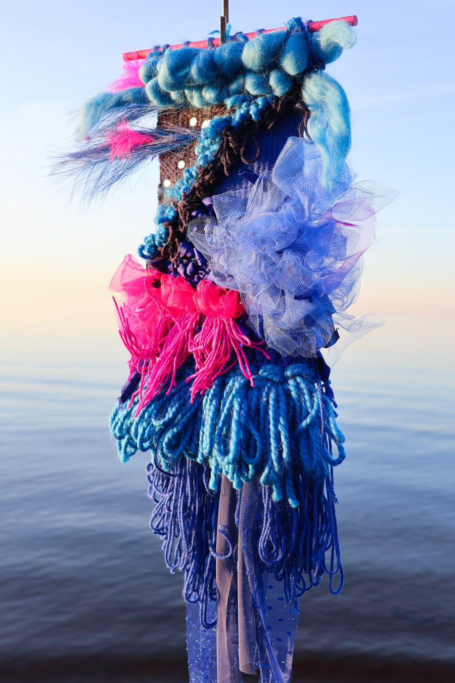 OEUVRE TISSÉE LA PETITE BLEU