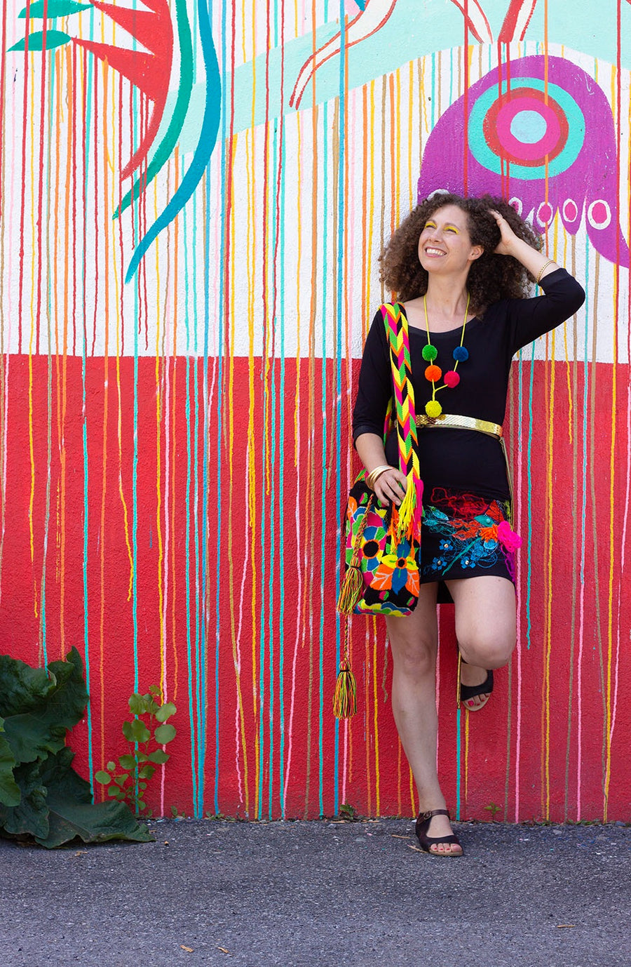 ROBE-TUNIQUE MANCHES MI-LONGUES